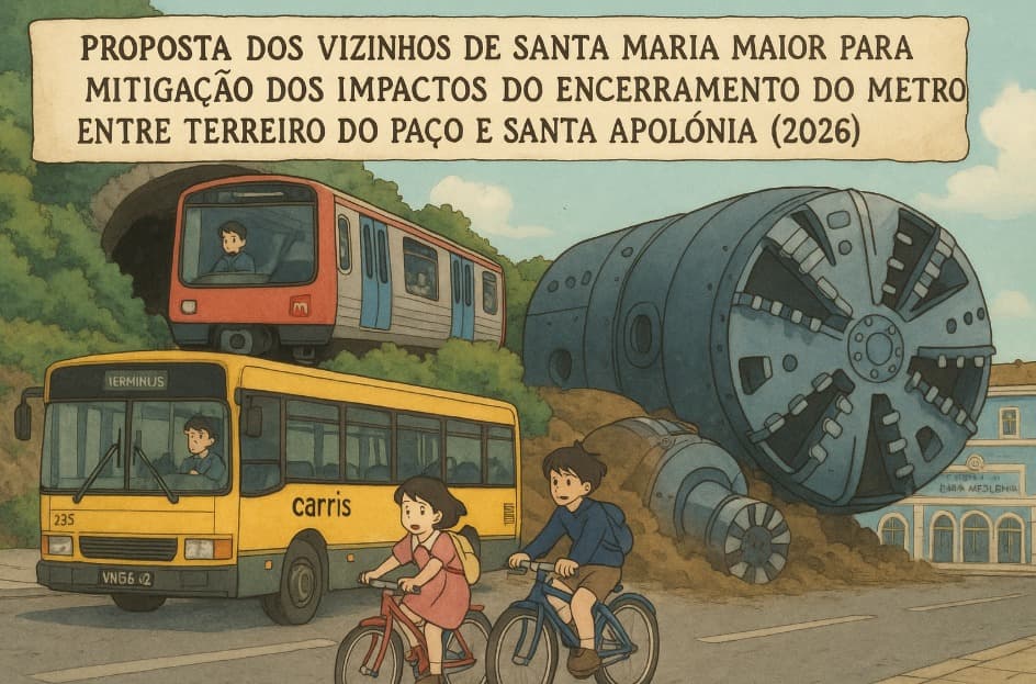 Proposta para Mitigação dos Impactos do Encerramento do Metro entre Terreiro do Paço e Santa Apolónia